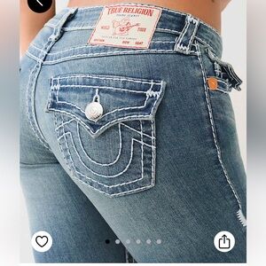 True Religion Women's Joey low rise flare